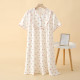 Organic 100% Cotton Pajamas for Women Knitted Sleepwear Women's Sleepwear Dress Nightdress for Home
