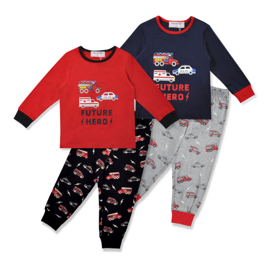 ملابس نوم للأطفال الرضع بيجامات أطفال طقم بيجامات بأكمام طويلة ملابس نوم