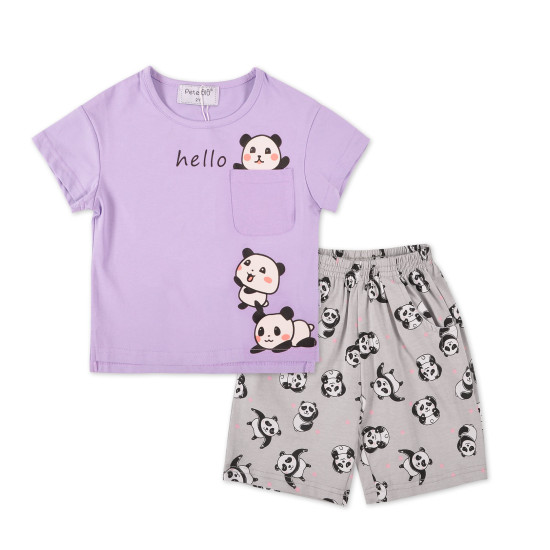 ملابس أطفال بوتيك طقم ملابس بناتي مكون من قطعتين