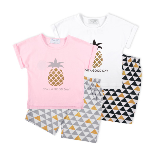 طقم ملابس أطفال من قطعتين من بيتيلولو عالي الجودة بتصميم عصري وجذاب