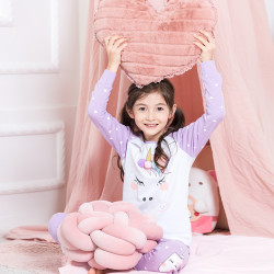 100% Cotton Children Cartoon Homewear Girls Kids Pajamas Set Baby Sleepwear