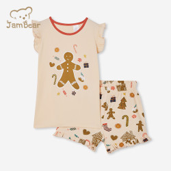 بيجامات أطفال عضوية من قطعتين مصنوعة من الخيزران صديقة للبيئة مستدامة مصنوعة من الخيزران