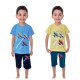 Soft Cotton Terry Kids Pajamas Set Long Sleeve 2-Thread Interlock Winter Boys little Girls Pyjamas with Printed Design for 1-4