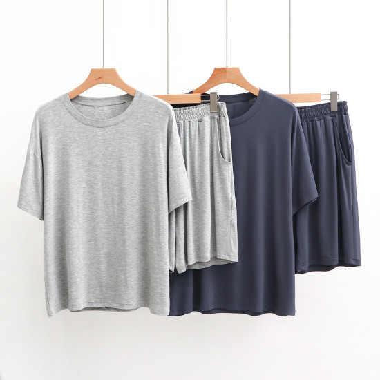 Pajamas Set Men's Sleepwear 100% Cotton Cozy Men Pajamas