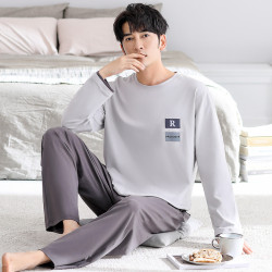  Men'S Nightgown Pyjamas Men Sleepwear Summer Pajamas Pajama Sets for Men