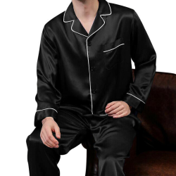  Long Sleeve Sleepwear Nightwear Clothing Cotton Men's Pajamas
