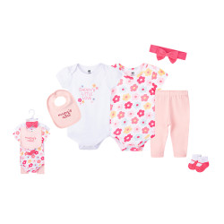Cotton Newborn Baby Clothing Gift Set for Baby Girls