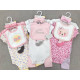 Cotton Newborn Baby Clothing Gift Set for Baby Girls