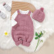 Winter Casual Newborn Baby Rompers Sleeveless Knitted Infant Kids Jumpsuit Playsuits Boys Girls 0-18 Months Wear Spring Autumn