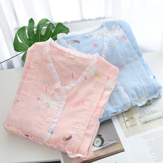 High Quality Cotton Ladies Pajamas Set of Two Sets of Comfortable Pajamas for Pregnant Women