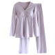 Crossover Breastfeeding Open Maternity Tops  Trousers Pregnant Women Pyjamas Nursing Clothes Two-Pieces Set