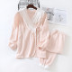 Women 100%cotton Sleepwear Outdoor Long-sleeved Pregnant Women Breast-feeding Home Clothes Pajamas