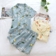Products Fruit Printing Cotton Gauze Fabric Summer Cotton Pajamas Women Suit