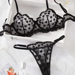 Good Quality Underwire Brief Set Women Underwear Panty  Women's Bra  