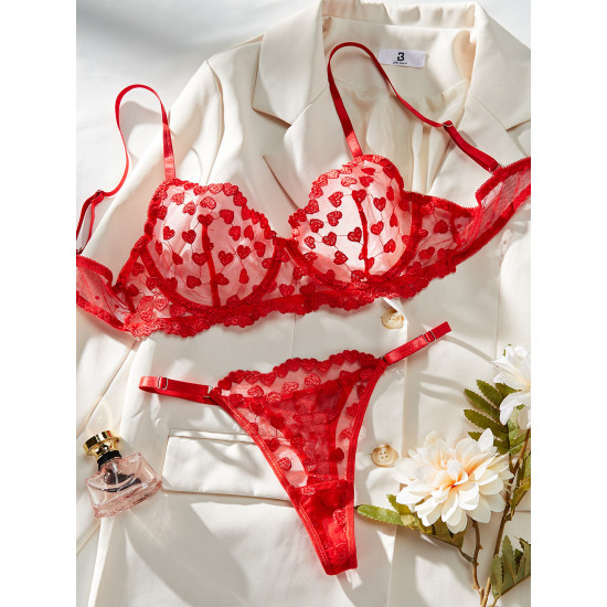 Good Quality Underwire Brief Set Women Underwear Panty  Women's Bra