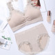 Bra and Panties Sets Seamless Women Underwear Brazer for Nipple Cover Fashion Design Ladies Convertible Straps Panty