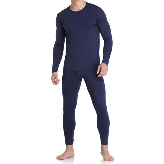 Derong Custom Eco-Friendly Thick Thermal Sports Pressure Clothing Set for Men Winter Season Top and Underwear