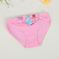 UOKIN Cute Standard Carding Cotton Underwear Kids Panties Cartoon Girls Brief Knickers for Children 4-10 Yrs