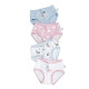 ملابس داخلية للأطفال سراويل داخلية مثلثة كبيرة الحجم من القطن الخالص والدانتيل برسومات كرتونية ملابس داخلية للأطفال الرضع