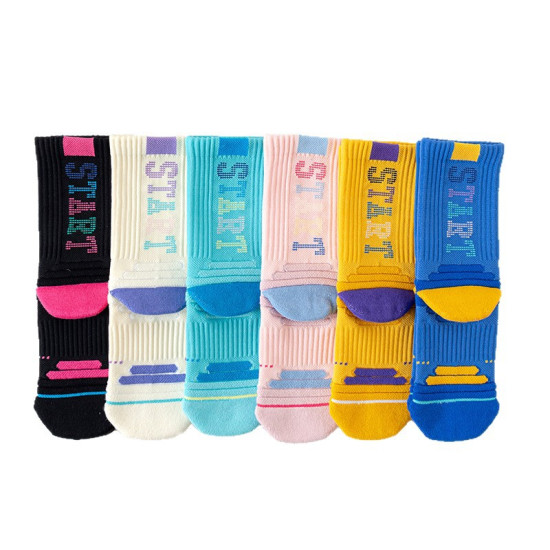 Professional Sports Socks For Children Rope Skipping Running An-ti Slip Cotton Terry Socks