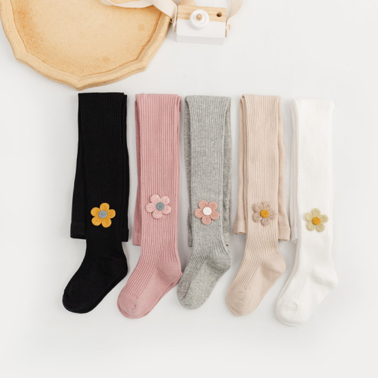 Kids Socking Baby Little Girls Custom Baby Socks Cable Knit Cotton Tights Leggings Stocking Pants Baby Tights