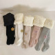 Thick Warm Socks Winter Fuzzy Fluffy Cotton Tight Solid Color Thermal Baby Girl Kids Pantyhose