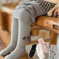 Cute baby socks, high-waisted tights, cotton socks, baby tights