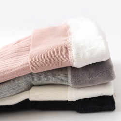 جوارب أطفال لطيفة جوارب طويلة عالية الخصر جوارب قطنية جوارب أطفال طويلة