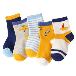 جوارب أطفال قطنية جديدة لطيفة وجيدة التهوية جوارب أطفال برسومات كرتونية للأولاد والبنات