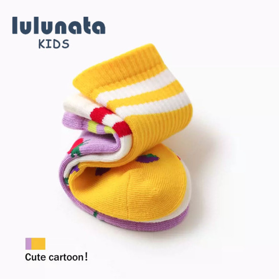 High Quality Fashion Slouch Grip Anti slip Non slip Toddler Custom Cotton Girls Children Kids Socks Baby Socks