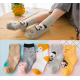 Gril 5 Pair Gift Box Toddler Cartoon 3D Anti Slip Kids Baby Gift Socks