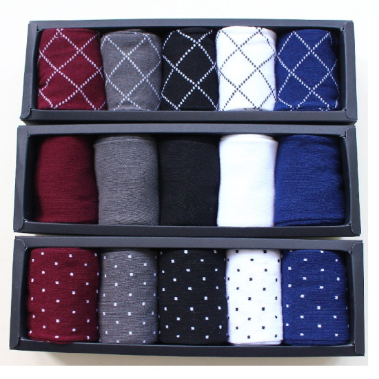 Anti-Bacterial Breathable Long Tube Box Package Men Business High Quality Cotton Socks Men Socks