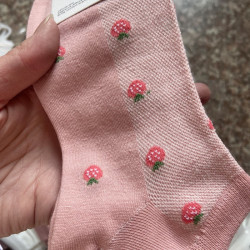 Women's Socks Set Cartoon Thin Letter Stripe Socks Personality 10 Pairs of Socks Set Cartoon Length Standard Thickness