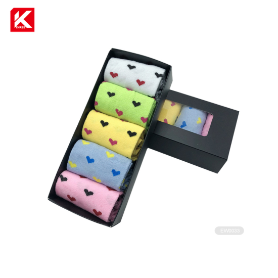 KT3- E349 جوارب نسائية في علبة جوارب نسائية مع علبة جوارب نسائية في علبة