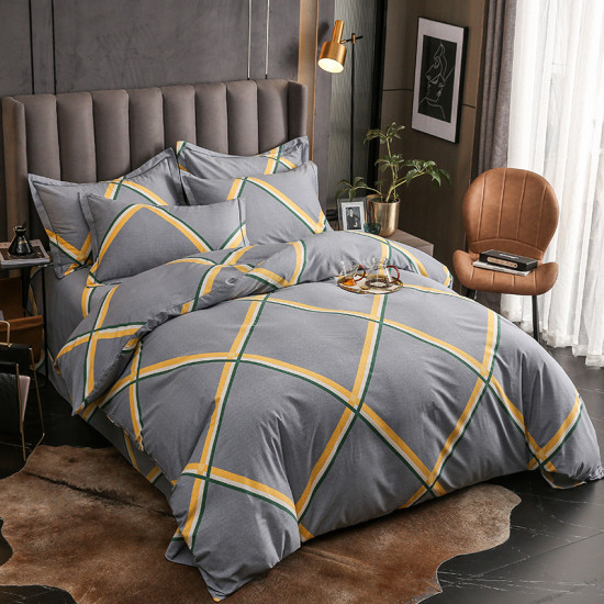 Oeko-tex Cotton Bedding Cotton Bedsheet Set Comforter Cover Bed Sheet Set Luxury Bedding Set king