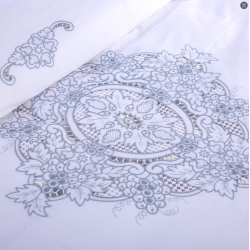 Premium 100% Cotton Bedding Set - Luxury EmbroideryPerforated for Bedroom