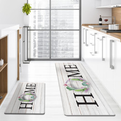 Kitchen Runner Rugs Non Slip Cushioned Mats for Floor Waterproof Comfort Mat Farmhouse Chef Floor Carpet for Sink,Laundry Room