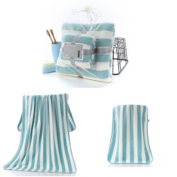 طقم مناشف حمام عالي الجودة هدية مثالية مناشف حمام سميكة وناعمة من الصوف المرجاني