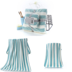 High Quality Bath Towel Set Gift Thick Soft Coral Fleece Fluff Bath Towel