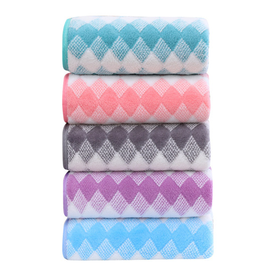 طقم مناشف حمام عالي الجودة هدية مثالية مناشف حمام سميكة وناعمة من الصوف المرجاني