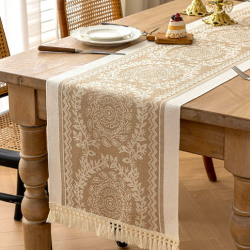 Summer Anne's Wholesale Minimalist Dining Tablecloth Elegant Geometric Table Runner