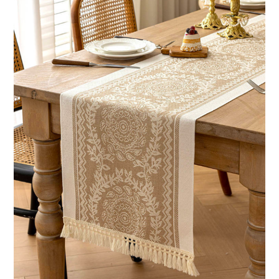 Summer Anne's Wholesale Minimalist Dining Tablecloth Elegant Geometric Table Runner