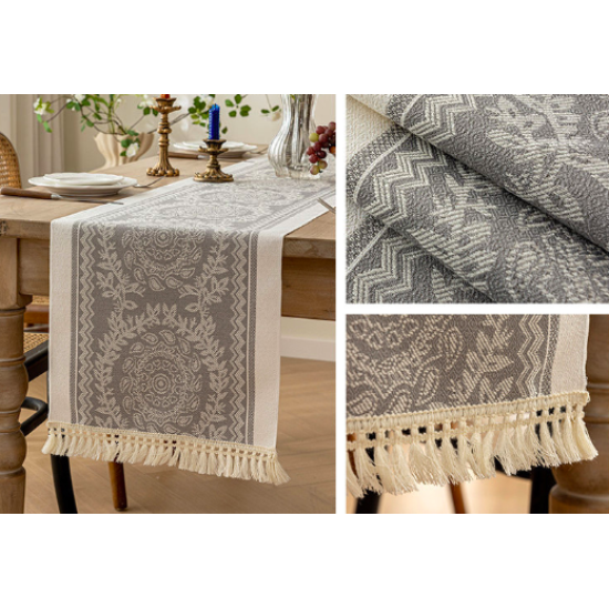 Summer Anne's Wholesale Minimalist Dining Tablecloth Elegant Geometric Table Runner