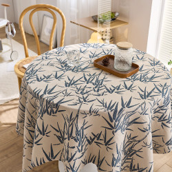 High Quality Jacquard Woven Table Cloth New Chinese Style Elegant Table Cover for Dining Parties