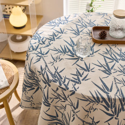 High Quality Jacquard Woven Table Cloth New Chinese Style Elegant Table Cover for Dining Parties