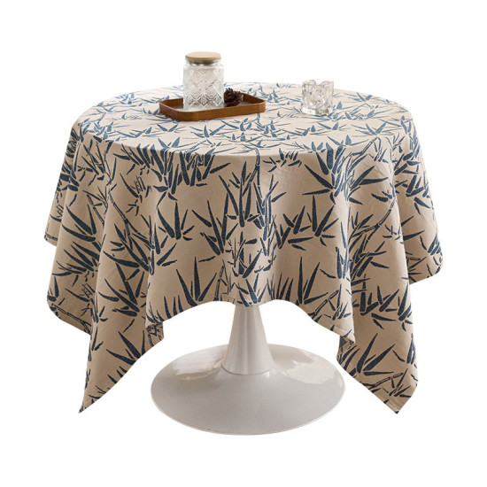 High Quality Jacquard Woven Table Cloth New Chinese Style Elegant Table Cover for Dining Parties