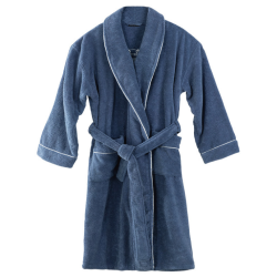 أرواب قطنية فاخرة للأزواج طقم سبا للنوم للرجال والنساء بشعار مخصص مصنوعة من القطن الخالص 100%